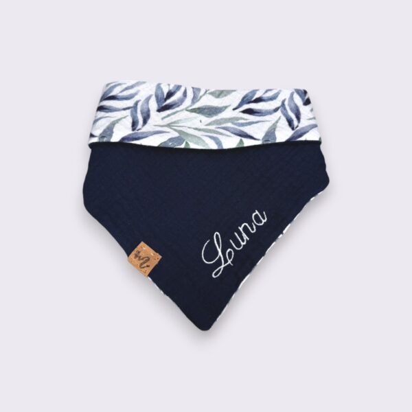 Bestickbares Bandana Hundehalstuch Seegras zum knoten – Bild 2