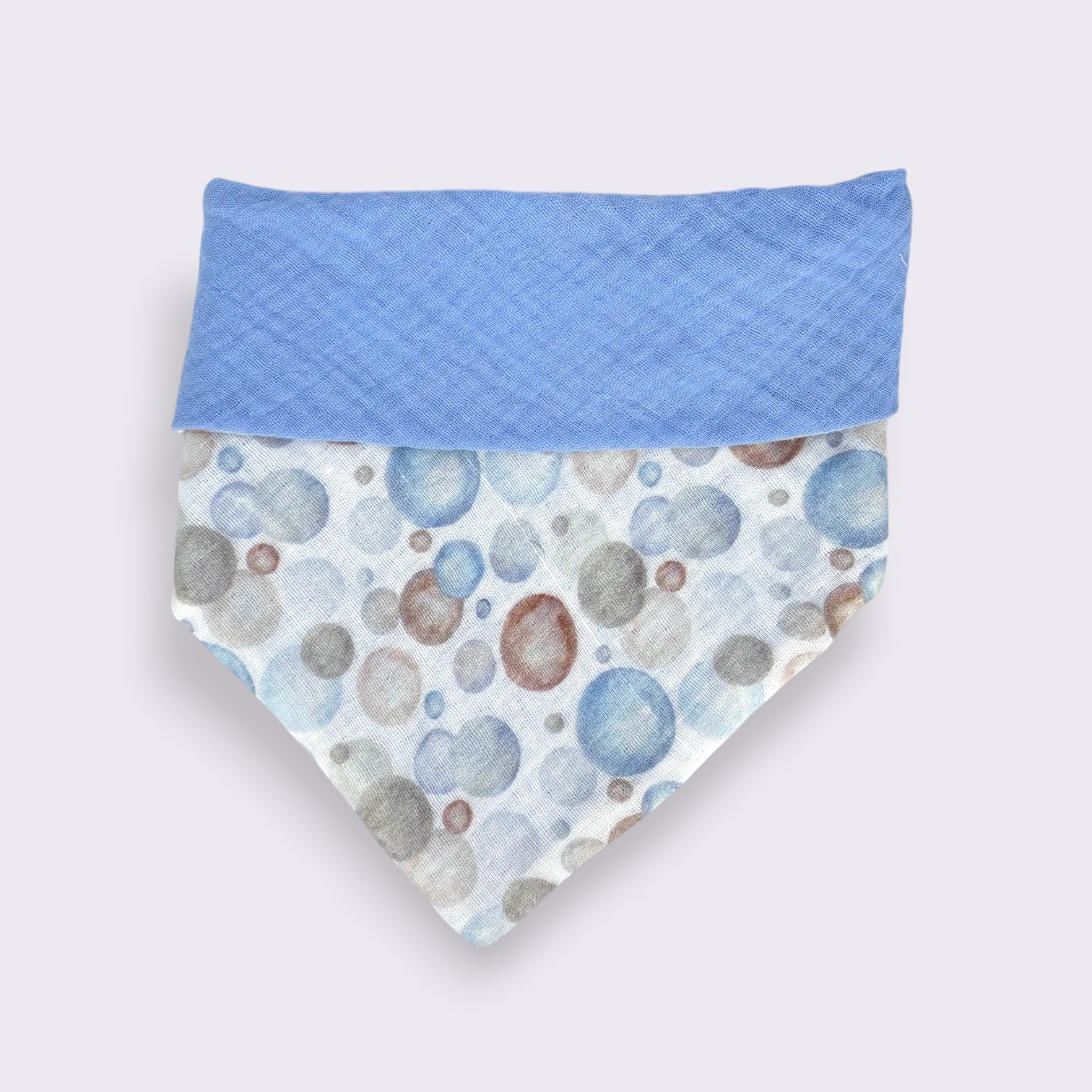 Bestickbares Bandana Hundehalstuch Seifenblasen zum knoten – Bild 4